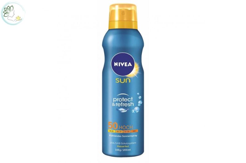 Nivea Sun Protect và Refresh Cooling Sun Mist Spf 50