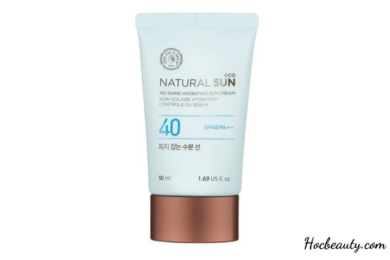 Natural Sun Eco No Shine Hydrating Sun Cream Spf40, Pa+++