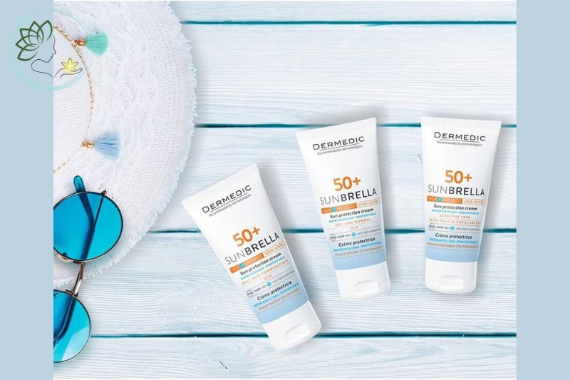 Dermedic Sunbrella Sun Protection Cream Dry And Normal Skin SPF 50+ - Kem chống nắng cho da khô