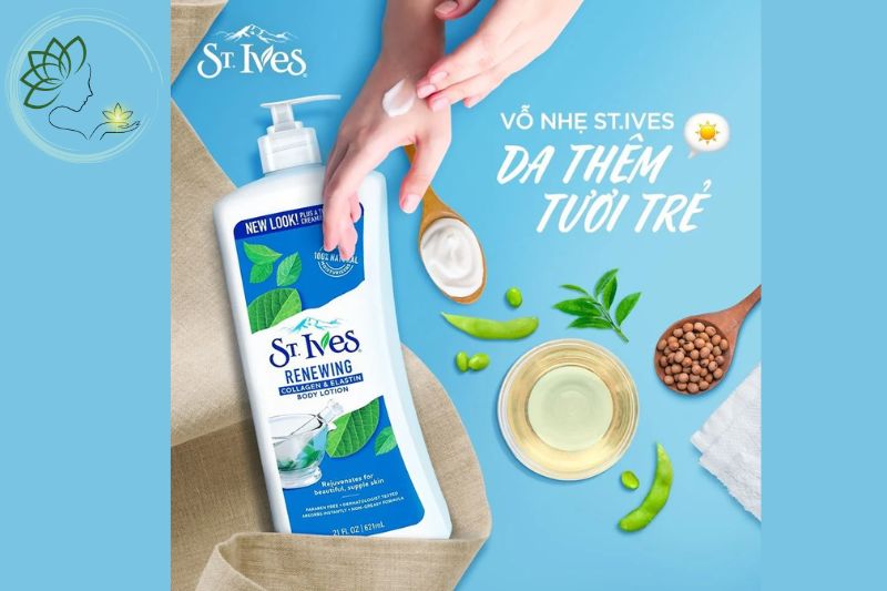 Dưỡng thể St.Ives Renewing Collagen & Elastin Body Lotion