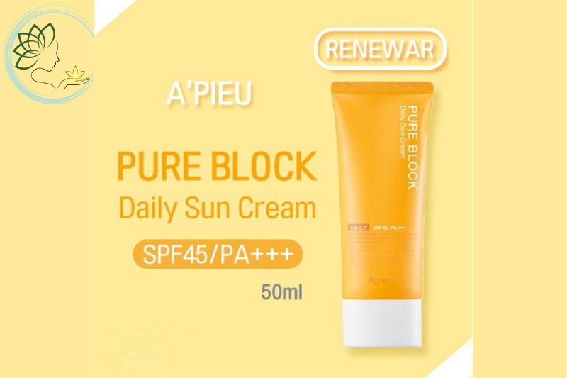 Kem chống nắng A’pieu Pure Block Natural Sun Cream