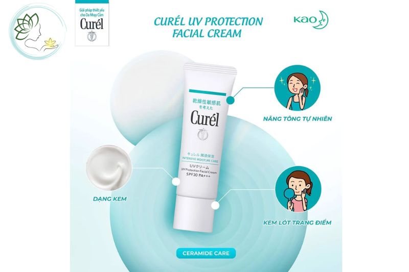 Kem chống nắng Curel UV Protection Face Cream SPF30
