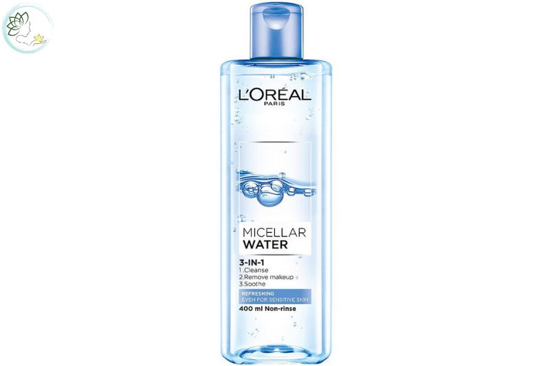 Nước Tẩy Trang Cho Tuổi Dậy Thì Loreal Micellar Water 3-In-1 Refreshing Even For Sensitive Skin 400ml Màu Xanh Nhạt