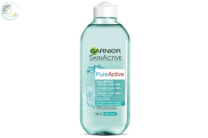 Nước Tẩy Trang Garnier Skinactive Pure Active Micellar Cleansing Water (Nắp Trắng Vỏ Xanh)