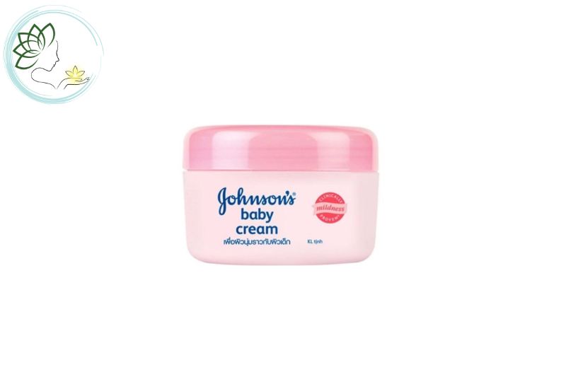 Kem dưỡng ẩm Johnson's Baby Cream dạng hủ nắp hồng 50g
