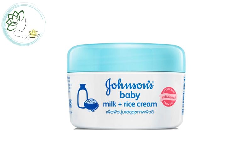 Kem dưỡng ẩm Johnson's Baby Cream nắp xanh 50g