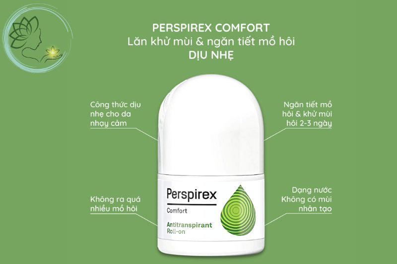 Perspirex Comfort - Lăn khử mùi và giảm tiết mồ hôi (dịu nhẹ)