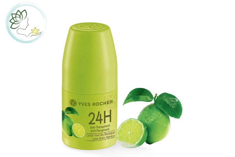 Lăn khử mùi Yves Rocher 24h Anti Transpirant Lime From